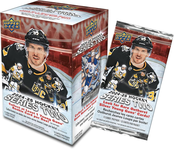 2024/25  Series 2 Hockey Blaster Box, 4 Packs per Box, 12 Cards per Pack