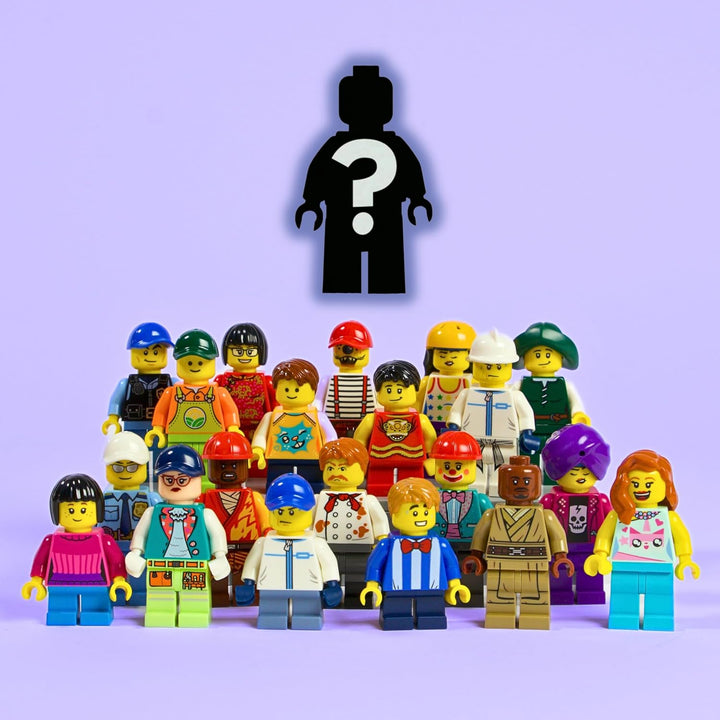 10 NEW  MINIFIG PEOPLE LOT Random Grab Bag of Minifigure Guys City Town Set by USA