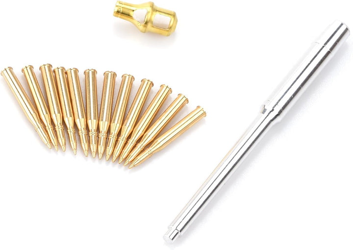 Metal Barrel + Shells Accessories Kit Tank Model Replacement for Tamiya 35216/35227 1/35 German Tiger I Tank Parts