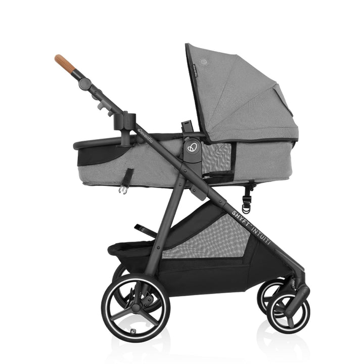 Shyft Intuiti Travel System with Revolve180 Litemax NXT Rotational Infant Car Seat (Fossil Gray)