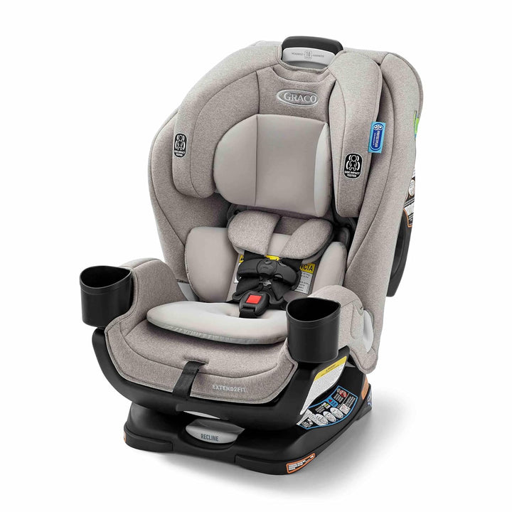 Extend2Fit Convertible Baby Car Seat, Rear and Forward Facing, Adjustable Extension Panel for Extra Legroom, Gotham
