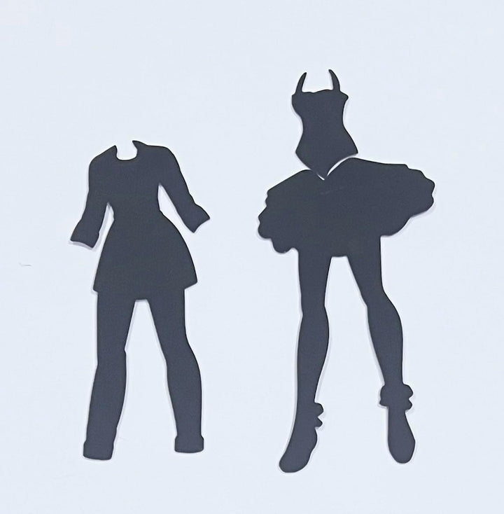 Jumbo Paper Dolls with 2 Paper Dolls with Dolls Stands, 4 Sheets & 2 Sticker Sheet Dress up Dolls over & over Again