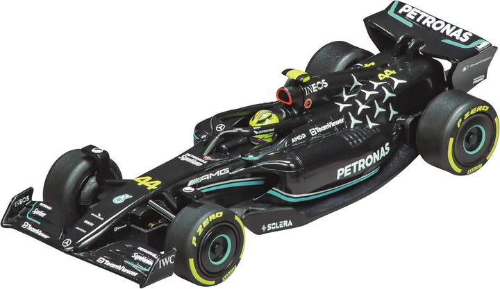 64238 Mercedes-Amg W14 E Performance L. Hamilton 1:43 Scale Analog Slot Car Racing Vehicle GO Slot Car Toy Race Track Sets