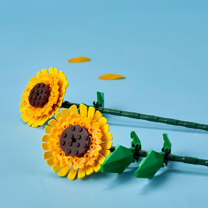 Sunflowers Building Toy for Kids, Girls and Boys Ages 8+ - Artificial Sunflowers for Home Decor and Display - Birthday Gift Idea for Lovers of Plants & Flowers - 40524