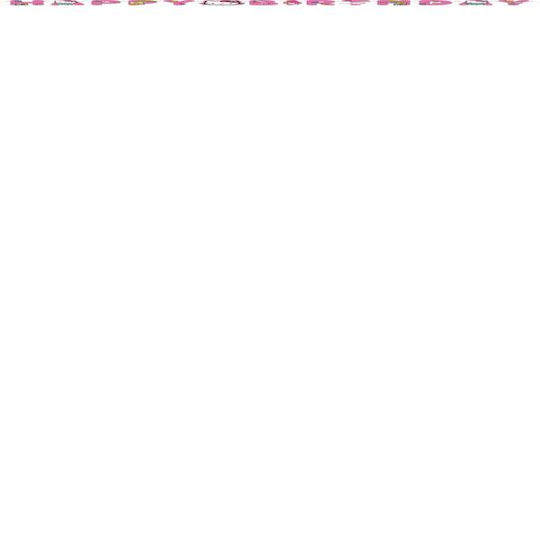 Hello Kitty Jointed Banner, Events and Party Supplies