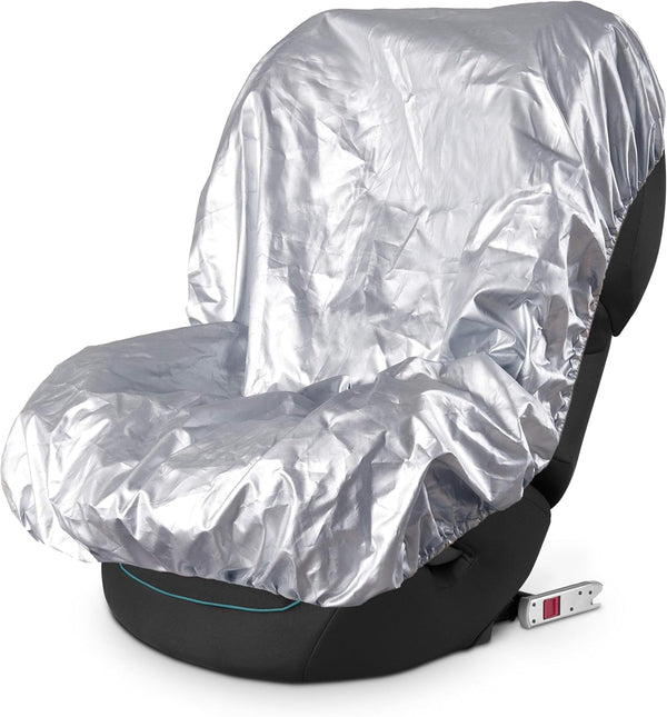 Baby Car Seat Sun Shade Cover | Infant Carseat Heat Protector Keeps Toddler Seat at a Cool Temperature | Reflective Car Seat Sunshade Blocks Out Heat | Baby Travel Accessories
