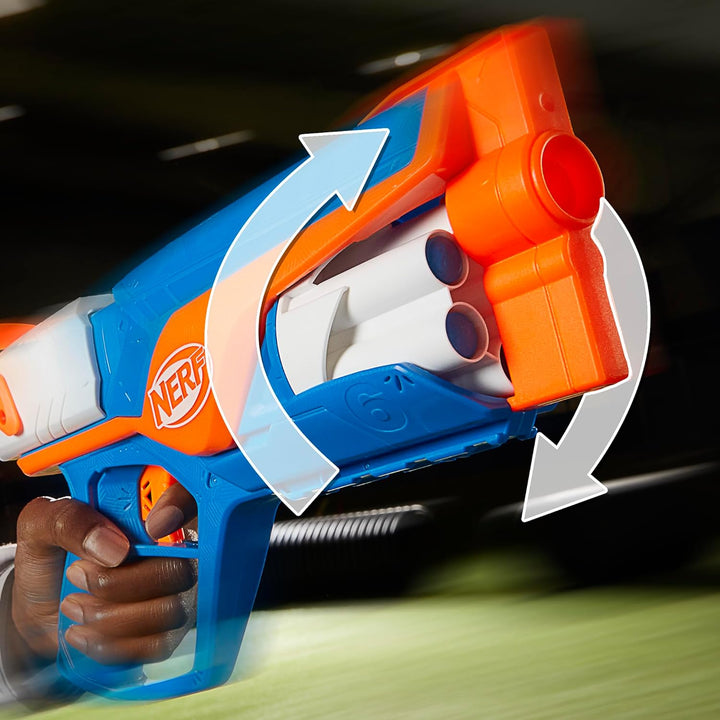 N Series Agility Blaster, 12 N1 Darts Compatible Only N Series Blasters, 6 Dart Drum, Kids Outdoor Games