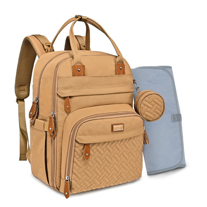 Diaper Bag Backpack - Baby Essentials Travel Tote - Multi Function Waterproof Diaper Bag, Travel Essentials Baby Bag with Changing Pad, Stroller Straps & Pacifier Case - Unisex, Dark Gray