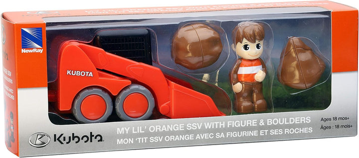 Kubota Pre-School Lil' Orange Skid Steer Play Set
