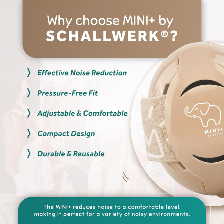 ® Mini+ Baby Ear Muffs – Infant Noise Cancelling Headphones, Toddler Ear Protection, Baby Headphones for Noise
