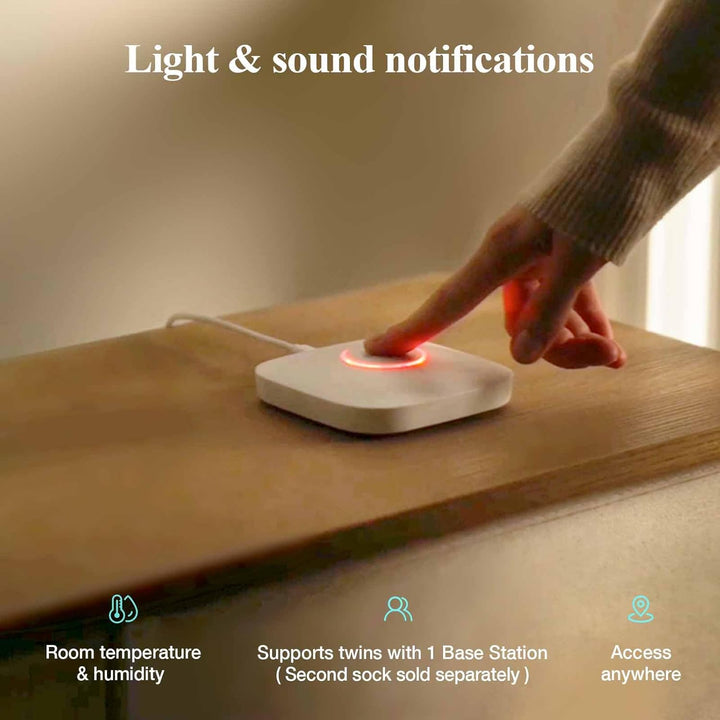 Smart Sock Shoe Baby Monitor (Long Range) – Track Baby’S Heart Rate, Movement, and Sleep with Real-Time Alerts from Anywhere