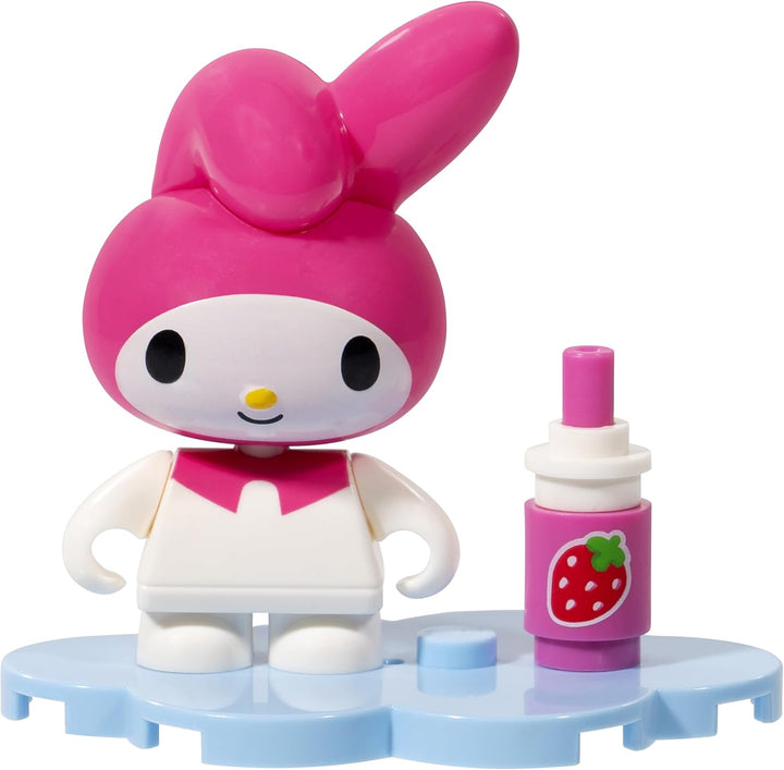 Hello Kitty and Friends Minifigures 6-Pack - Hello Kitty, Cinnamoroll, Pompompurin, My Melody, Keroppi, & Kuromi - Amazon Exclusive - Ages 8+, 0142