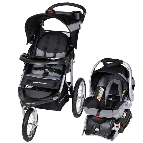 Expedition® Jogger Travel System with EZ Flex-Loc® Infant Car Seat, Millenium White