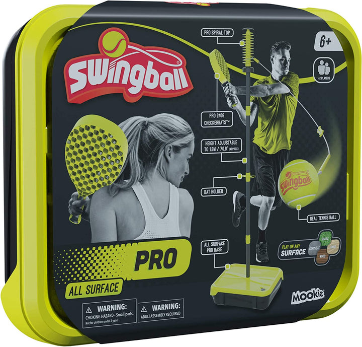 All Surface Tetherball Tennis Set – Portable Outdoor Game for Kids & Adults – Includes Paddles & Ball – Backyard, Lawn, or Park Active Play – Family Fun, Easy Setup & Storage