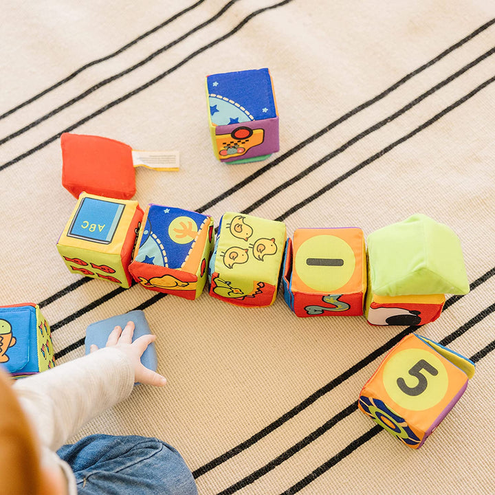 K'S Kids Match and Build Soft Blocks Set