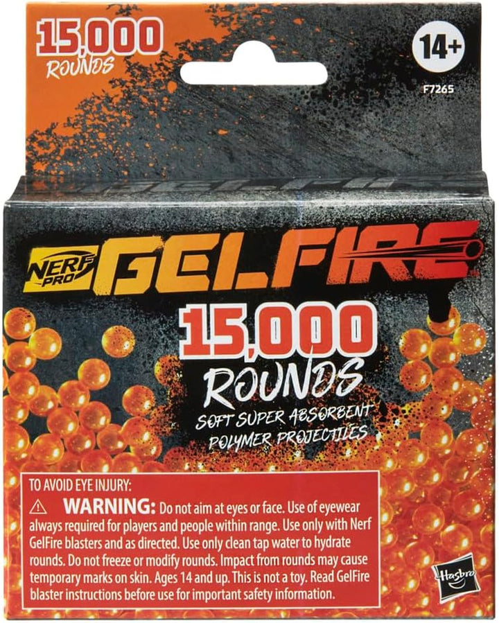Pro Gelfire Refill, 15000 Gelfire Rounds, for Use Gelfire Blasters, Outdoor Games, for Teens, Ages 14+