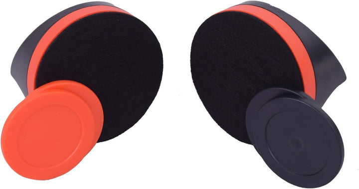Plastic Air Hockey Strikers/Pushers, 2 PCS 4" Plastic Air Hockey Pushers and 4 PCS 2.75" Pucks Replacement for Game Tables Goalies Equipment Accessories