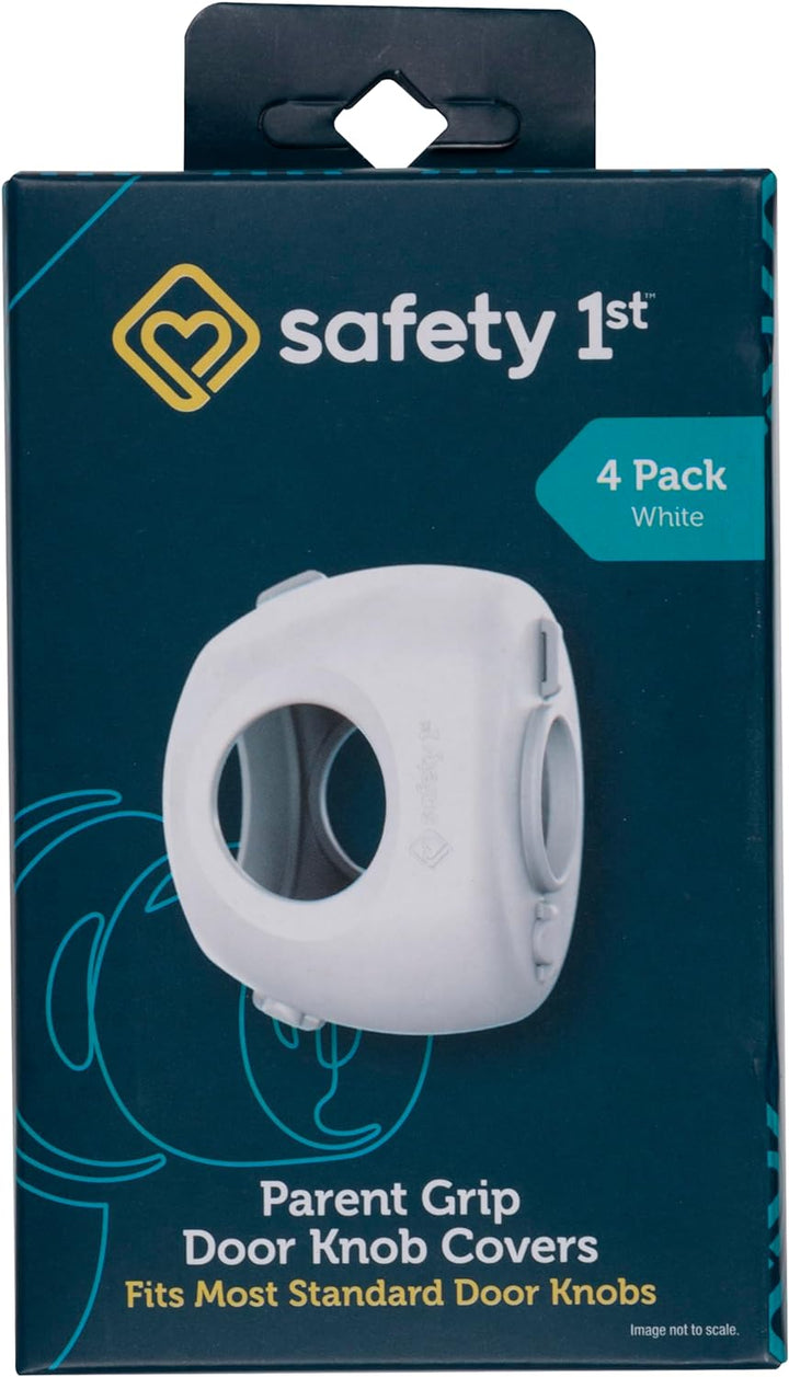 Parent Grip Door Knob Covers, White, One Size,4 Count (Pack of 1) (HS3260600), Packaging May Vary
