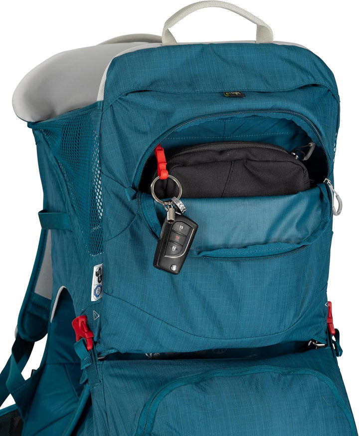 Poco SLT Lightweight Child Carrier Backpack - Slimmed-Down Hiking Carrier for Toddlers with Safety Harness, Sunshade, and Ventilated Backpanel - Lightweight Travel-Friendly Option