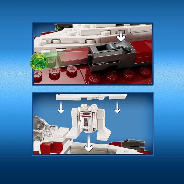 Star Wars Obi-Wan Kenobi'S Jedi Starfighter 75333 Building Toy Set - Features Minifigures, Lightsaber, Clone Starship from Attack of the Clones, Great Gift for Kids, Boys, and Girls Ages 7+
