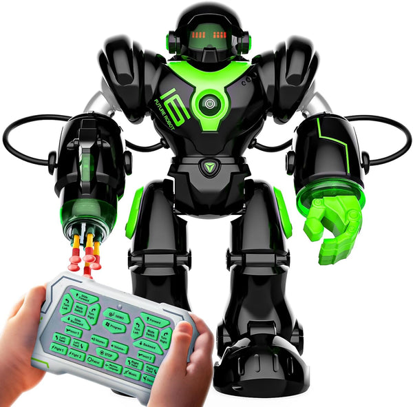 TR300 Robot Toys for Kids - Smart Programmable, Dancing Remote Control Emo Robot with 22 Actions, Supporting 78 Changing Expression, for Kids, 3 4 5 6 7 8 Year Old Boy Birthday