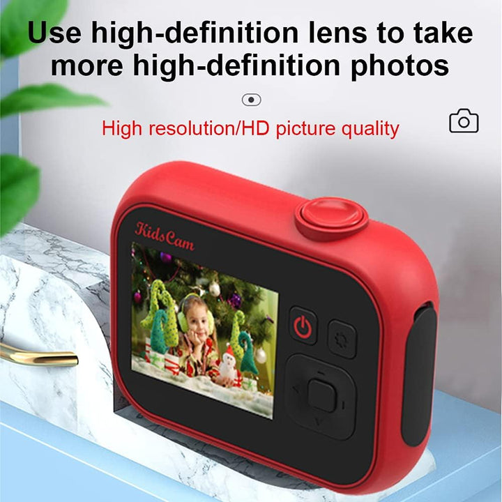 Kids Camera, Kids Camera Toys, Mini Kids Digital Camera, Toy Cameras for Boys and Girls, with 32G SD Card, Christmas Birthday Gifts for 3-10 Year Old Girls and Boys (Green)