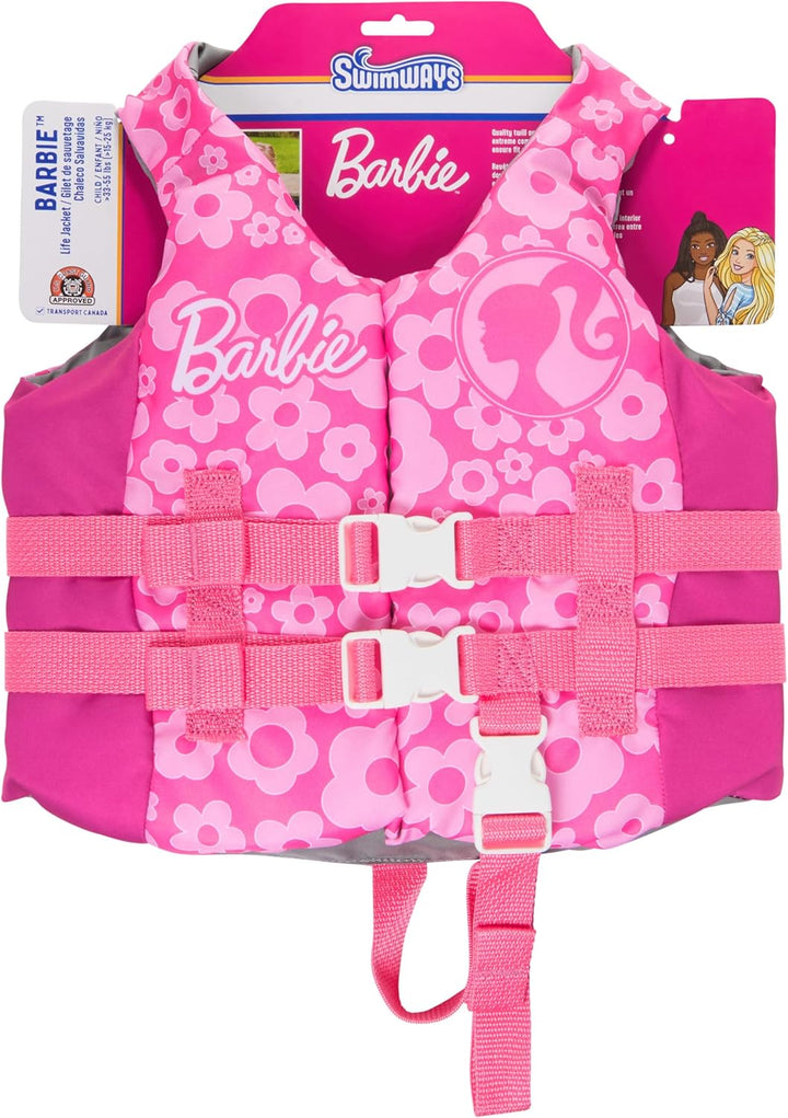 Barbie Inflatable Water Boat Vehicle, Inflatable Pool Floats and Kids Pool Toys, Barbie Pool Party Supplies for Kids Aged 3 & Up