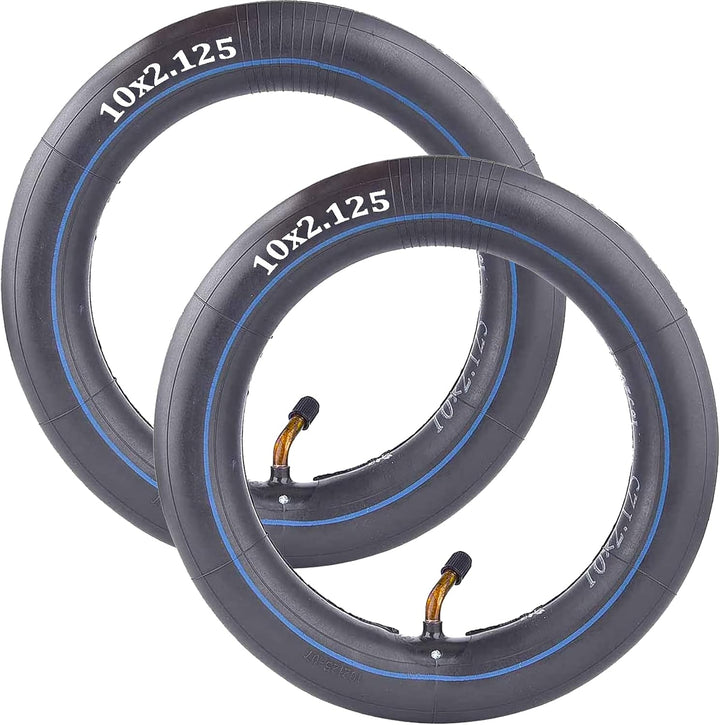 (2-Pack) 10X2.125 Inner Tube Replacement for Bike Schwinn Trike Roadster/Baby Stroller/Kids Bike/Kids Tricycle/Baby Jogger/3 Wheel Trikes 10X1.90 10X1.95 10X2 10X2.125 Inner Tube