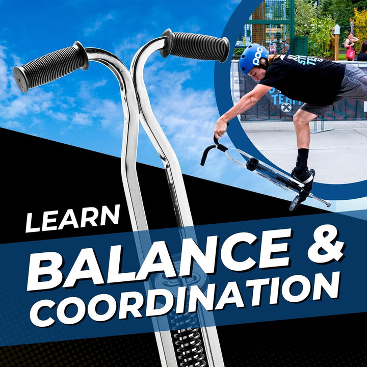 Super Pogo Pogo Stick for Kids and Adults 14 & up Heavy Duty for Weights 120-210 Lbs
