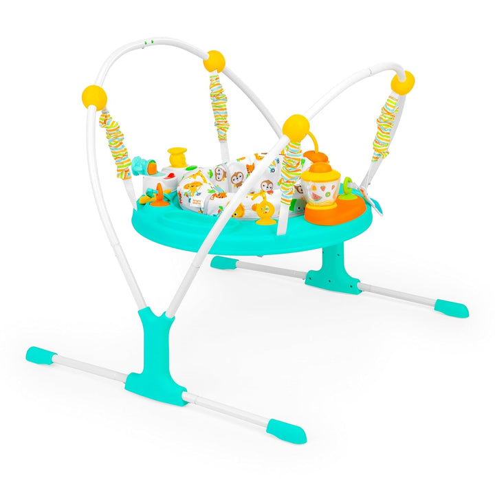 Bounce Bounce Baby 2-In-1 Activity Jumper & Table - Playful Palms