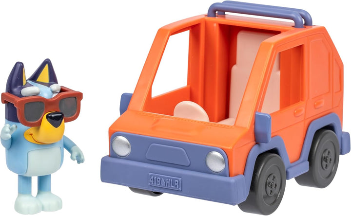 Vehicle Set – 4-Pack Includes Garbage Truck, Convertible, Family Car & Firetruck, Official Toys for Kids Ages 3+
