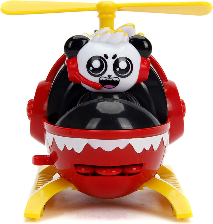 " Toys Ryan'S World Helicopter with Combo Panda Figure, 6"" Feature Vehicle Red" (30993)