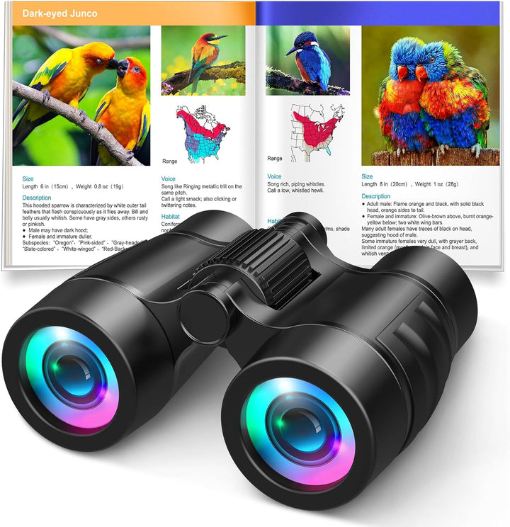 Toys for 3-7 Year Old Girls:  Binoculars for Kids Bird Watching|Hiking|Camping 4 5 6 7 8 Year Old Girl Boy Birthday Gifts Outdoor Learning Toy for Kid Ages 4-6 Toddler Gift Stuffers