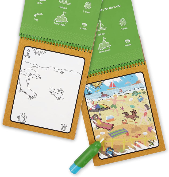 Let’S Explore Water Wow! Seasons Water-Reveal Pad – Reusable on the Go Travel Activity - FSC Certified