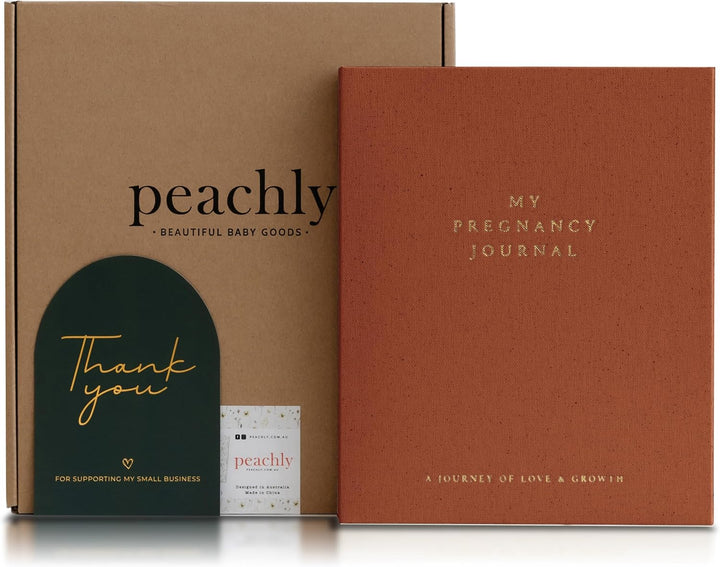 Pregnancy Journal - Linen Pregnancy Book to Capture Every Milestone - Pregnancy Must Haves - Baby Book Keepsake Pregnancy Journals for First Time Moms and Experienced Moms