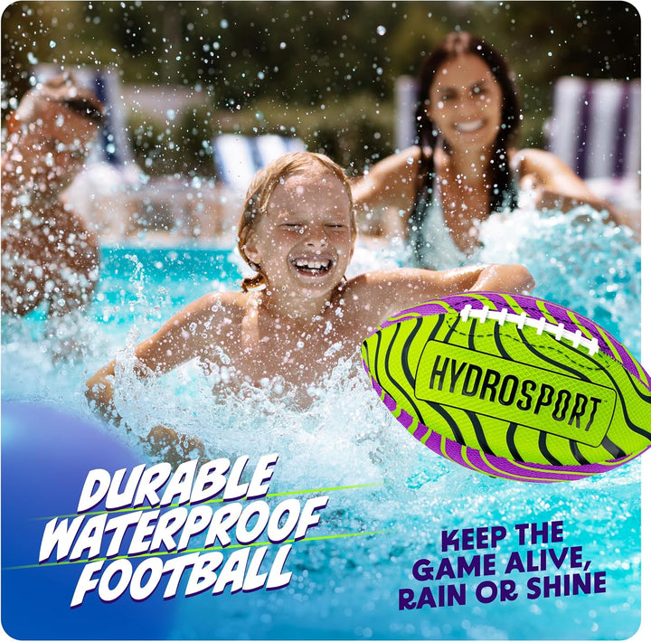 Water Football for Pool, Beach, Lake - Waterproof Pools Toys for Kids Ages 8-12 - Boys Gift - Swimming Balls Sports - Family Games - Teens Boys & Adults Fun - Outdoor Accessories - Birthday Gifts