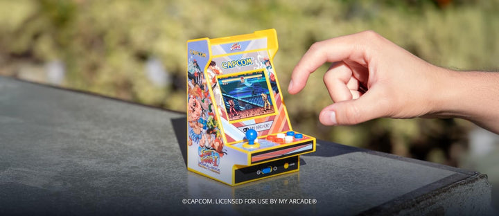 Super Street Fighter II Nano Player Pro: 2 Games in 1, 4.8" Video Game Collectible