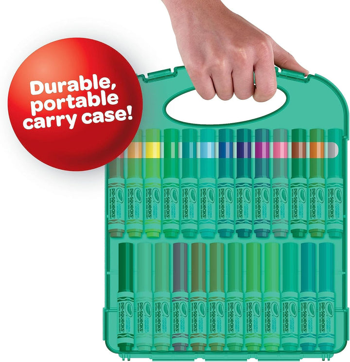Pip-Squeaks Washable Marker Set (65Ct), Coloring Set, Art Supplies for Kids, Drawing Kit, Kids Travel Activity, Craft Essentials, 4+