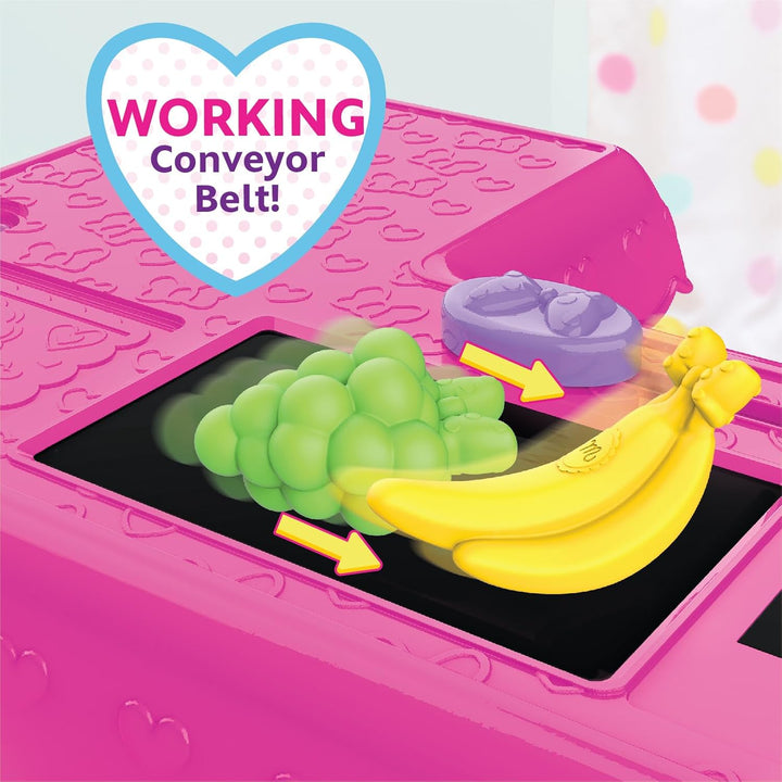 Disney Junior  Mouse Marvelous Market, Pretend Play Cash Register with Realistic Sounds, 38 Play Food Pieces and Accessories, Officially Licensed Kids Toys for Ages 3 up by