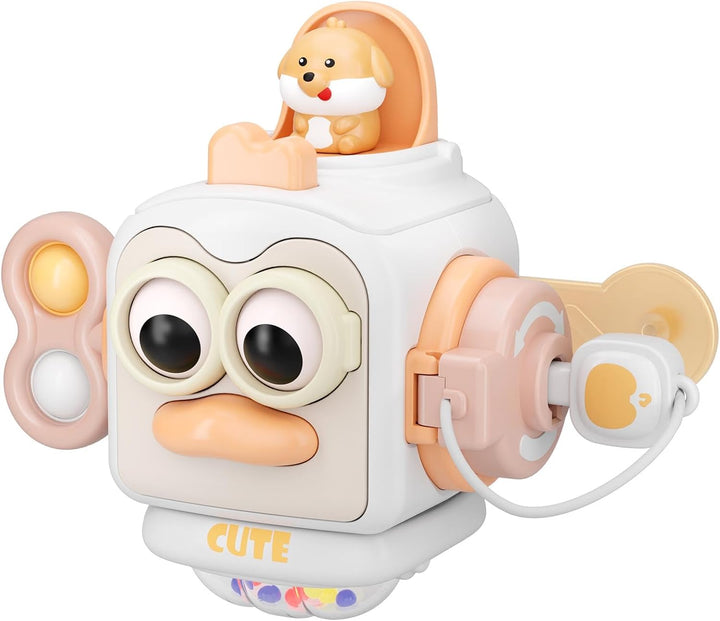 Montessori Toys for 1 Year Old, Sensory Toys for Toddlers 1-3, Travel Activities Busy Cube, Baby Gifts for 12 18 Month, Motor Skills Educational Learning Toys