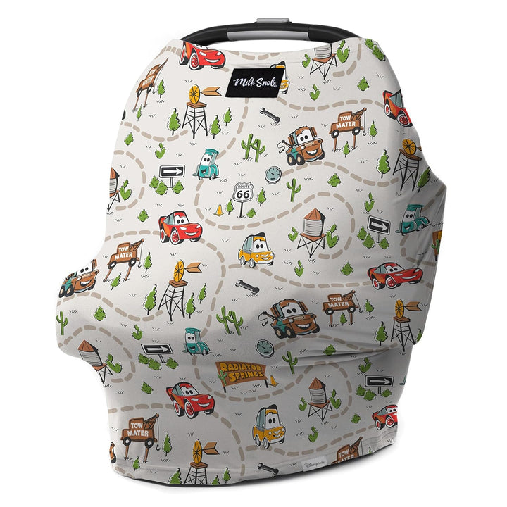 Original Disney 5-In-1 Cover, Winnie the Pooh, Added Privacy for Breastfeeding, Baby Car Seat, Carrier, Stroller, High Chair, Shopping Cart, Lounger Canopy - Newborn Essentials, Nursing Top