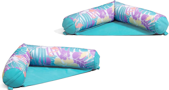 Noodle Sling, No Inflation Needed, Pool Float with Armrests, Quick Draining Fabric, Cup Holder