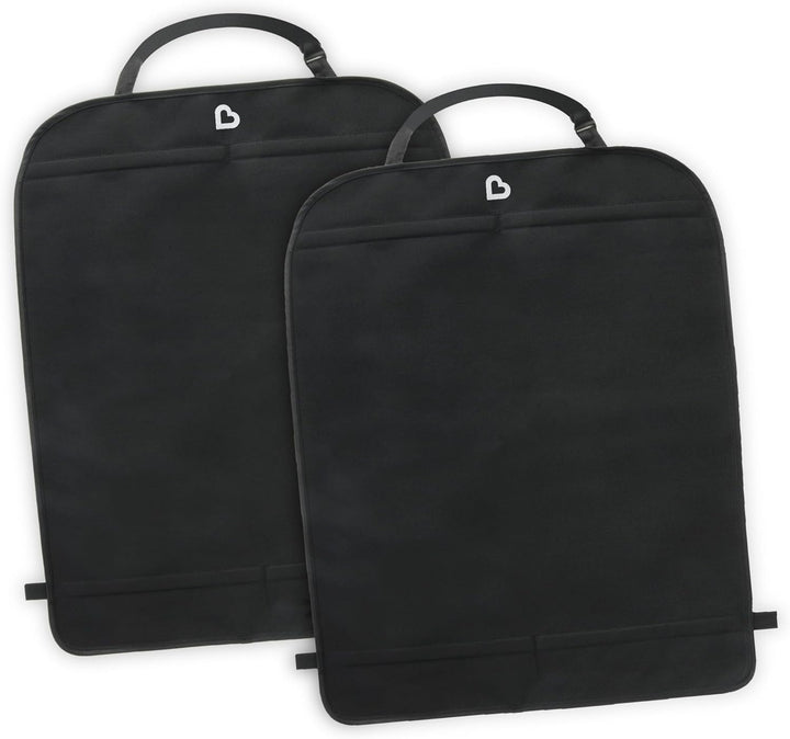 ® Back Seat Cover for Kids, Deluxe Kick Mats™ Car Seat Protector, Black, 2 Pack