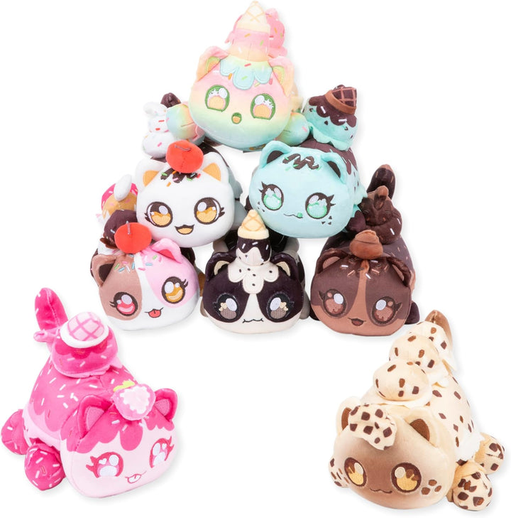 6” Meemeow Mystery Plush – Ice Cream; Youtube Gaming Channel, Blind Box, 1 of 8 Possible Ice Cream Meemeows, Official Merch