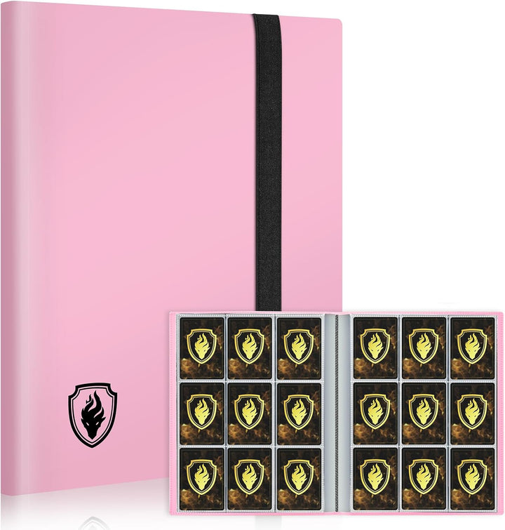 Card Binder 9 Pocket,  396 Pockets Trading Card Binder, Premium Collector Card Album for Standard Cards, Side Loading Card Collection Folder for MTG, TCG, Game Cards, Sport Cards, Black