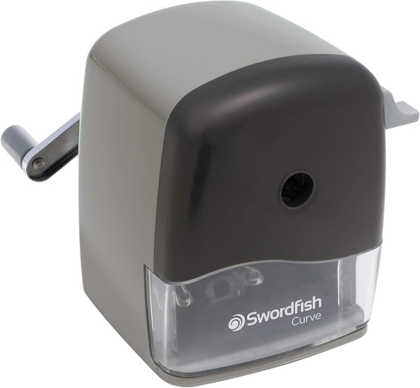 'Curve' Desktop Manual Pencil Sharpener 8-12Mm Ref 40103