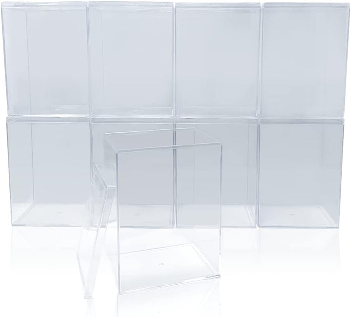, 10-Pack Protective Cases Fits 4" Display Figures – 0.50Mm Scratch-Resistant, Crystal Clear Acid-Safe Display Case for Collectibles