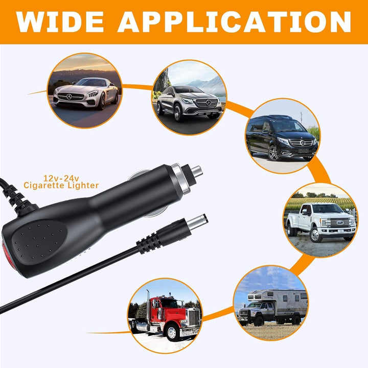 Baby Car Mirror, Back Seat Baby Car Camera with HD Night Vision Function Display, Reusable Sucker Bracket, Wide View, 12V Cigarette Lighter, Easily Observe the Baby’S Move