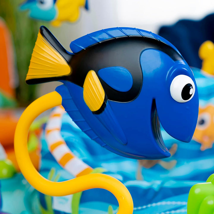 Disney Baby Finding Nemo Sea of Activities Baby Activity Center Jumper with Interactive Toys, Lights, Songs & Sounds, 6-12 Months (Blue)