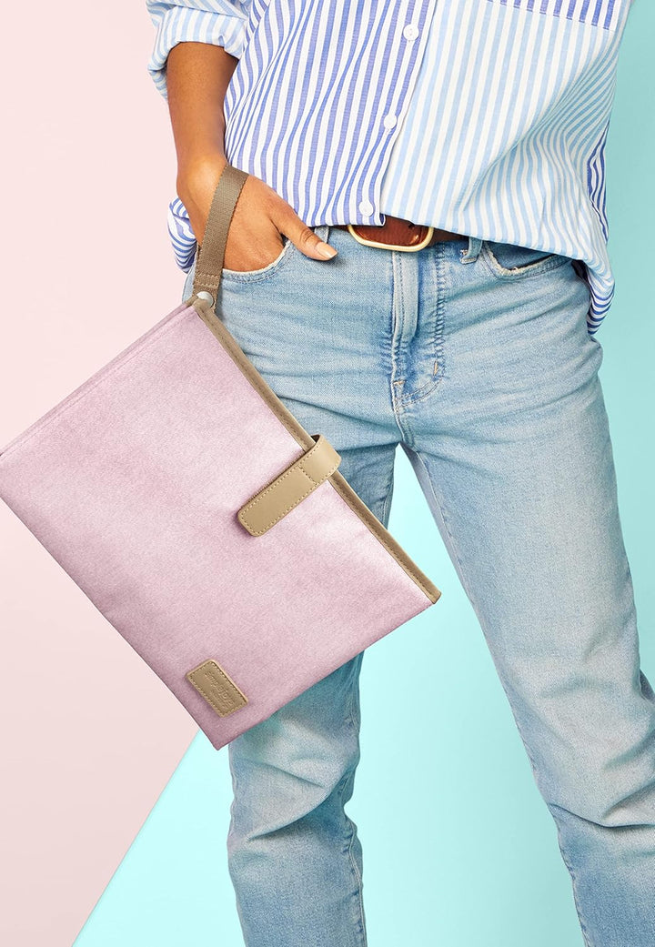 Changing Wallet, Heather Pink, One Size